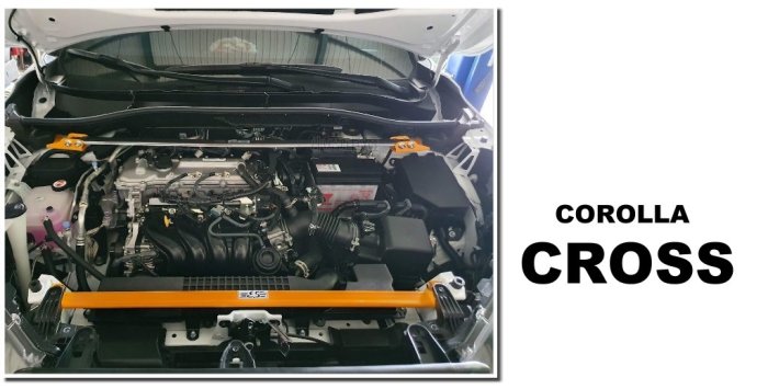小亞車燈＊全新 TOYOTA COROLLA CROSS E.SPRING 鋁合金 引擎室拉桿