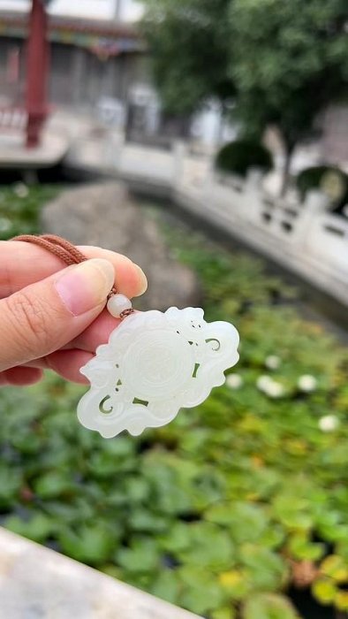 編號：25088002411【復古龍鳳】?龍鳳呈祥規格：32×53×6.8mm 重18g材質