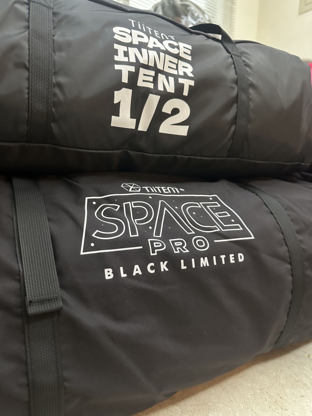 TiiTENT】黑色限定版SPACE PRO 太空棉感帳(煙囪版-含1/2內帳)_