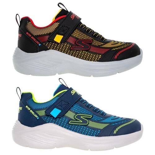 Skechers 慢跑鞋 中大童 防潑水 HYPER-BLITZ【運動世界】403861LBKRD/403861LNVB