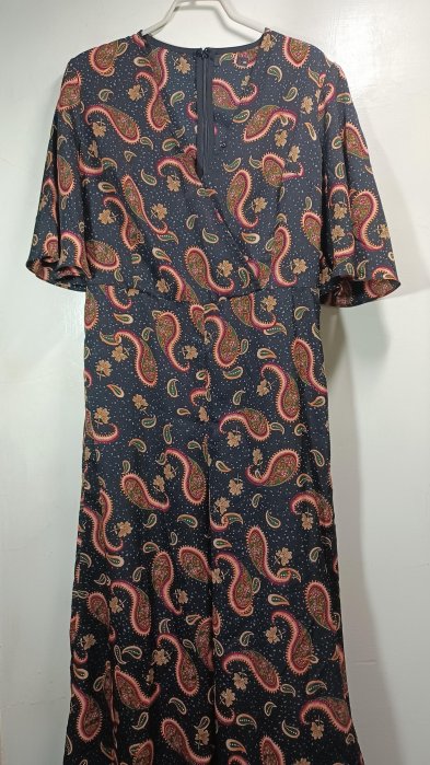 ※蜜彩BABY熊※專櫃MOMA黑色V領連身褲裝