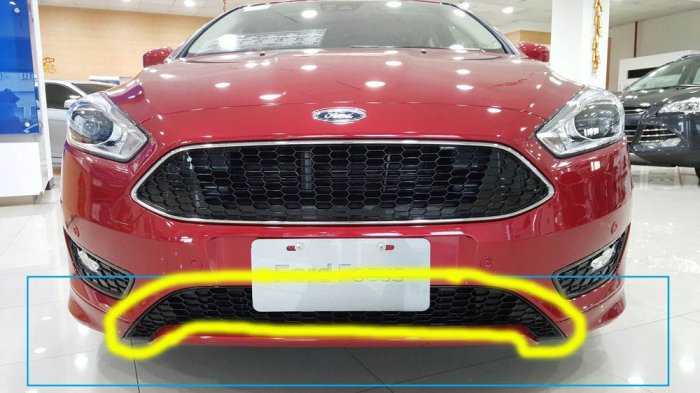 Focus MK3.5 前保桿 運動款 下網 / 蜂巢 氣壩網