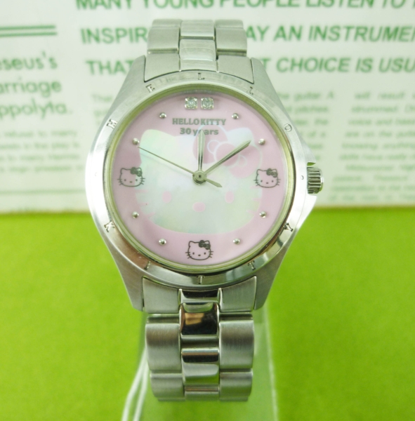【震撼精品百貨】Hello Kitty 凱蒂貓~手錶-30週年紀年版-貝殼面【共1款】