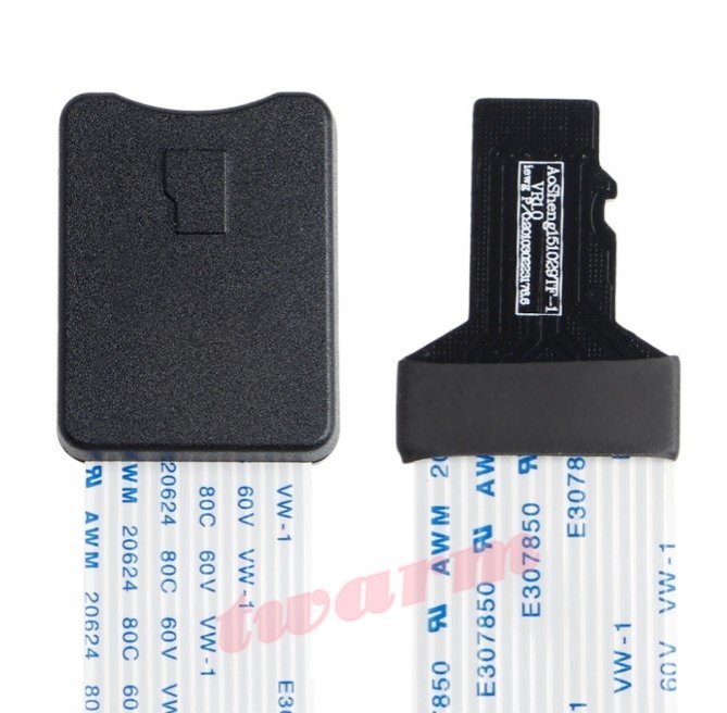 德源 r)Micro SD轉TF卡 轉接線 TF卡延長線 車載GPS導航地圖 卡槽延伸 (0.25M長)