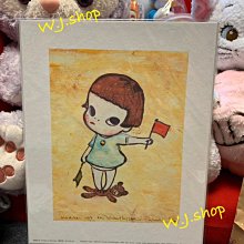 奈良美智 Nara『手旗信号少女』/犬 勉強中】 奈良美智 Nara『手旗信号少女』/犬 勉強中】