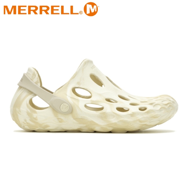 【MERRELL 美國 女 Hydro Moc 水陸兩棲洞洞鞋《大理石紋/奶油白》】ML006970/機能洞洞鞋/溯溪鞋