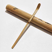日本茶道具宗陵作竹茶勺茶杓相國寺高僧有馬賴底筒書題銘茶勺長約18.5CM