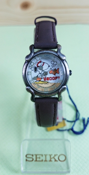 【震撼精品百貨】史奴比Peanuts Snoopy ~手錶 咖啡色 潛水