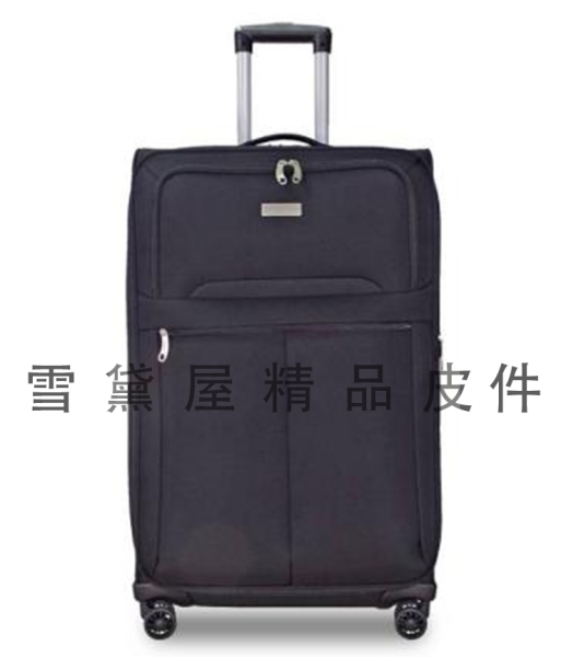 20吋商務型可加大容量行李箱輕量型高單數防水尼龍布360度靈活旋轉鋁合金多段式拉桿