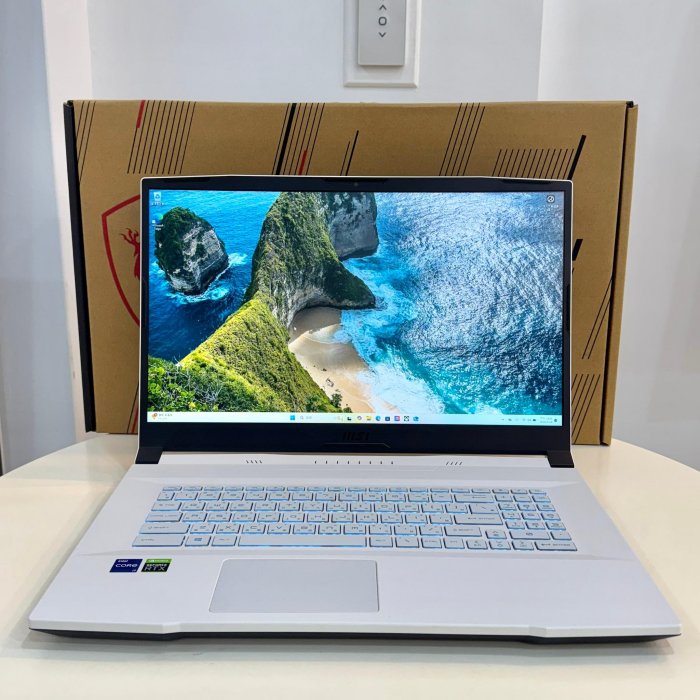 【艾爾巴二手】MSI Sword 17 i7-11800/8G/512/3050 17.3吋 白#筆電#嘉義73219