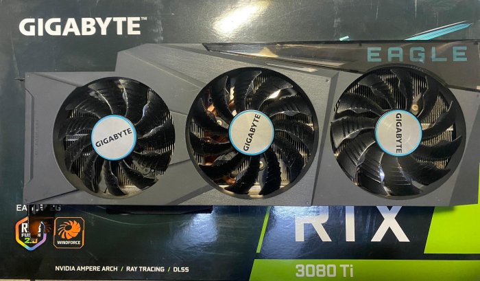 技嘉GIGABYTE Geforce RTX 3080 Ti EAGLE 12GB 顯示卡 (二手)