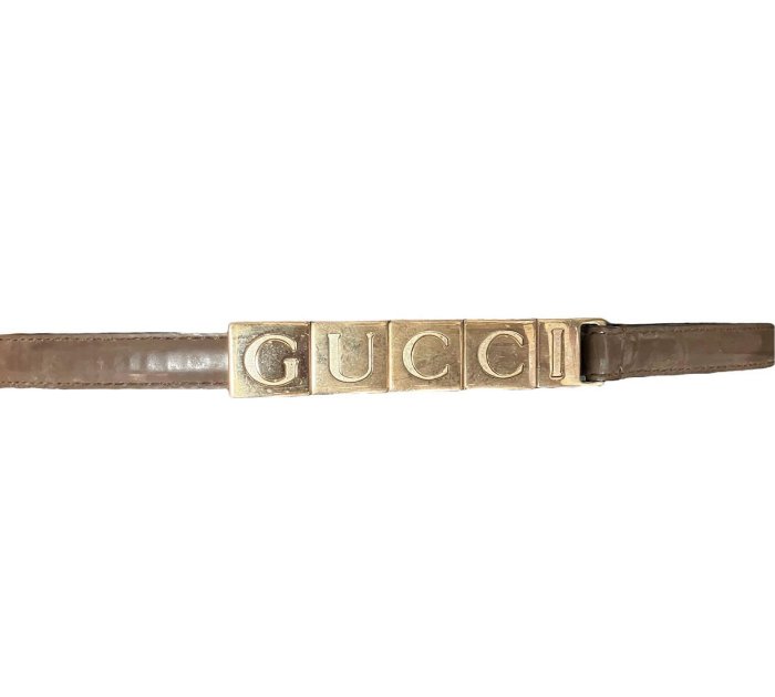 GUCCI VINTAGE 皮帶 保證正品