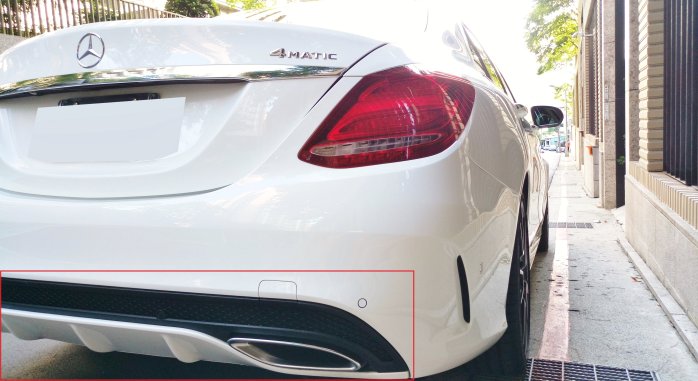 Benz 賓士 原廠 中古 二手 W205 C400 C300 C250 C220 C200 C180 後下 尾飾管