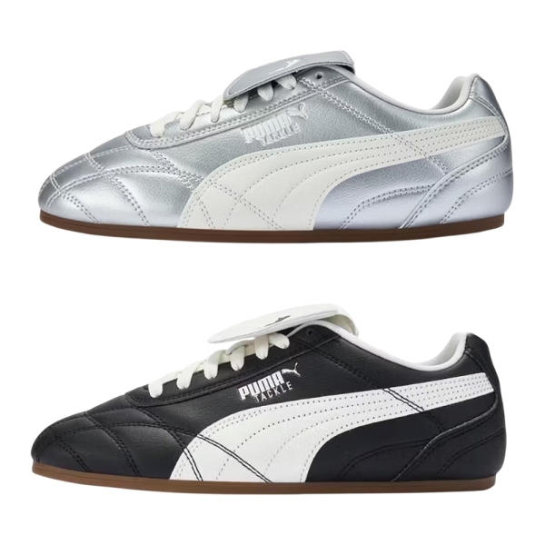 Puma 休閒鞋 男鞋 女鞋 Tackle PRM Metallic 銀/黑白【運動世界】40911601/40853501