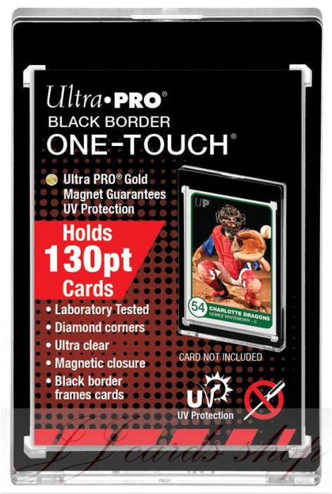 美國原廠 Ultra Pro 抗UV款 - 吸磁式卡夾 / 磁鐵卡夾 / 卡磚 - 尺寸:130pt (黑框版本) | Yahoo拍賣