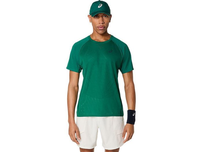 【曼森體育】ASICS 亞瑟士 短袖上衣 男款 ACTIBREEZE 亞洲大師賽 海外版 網球上衣 2041A320-325