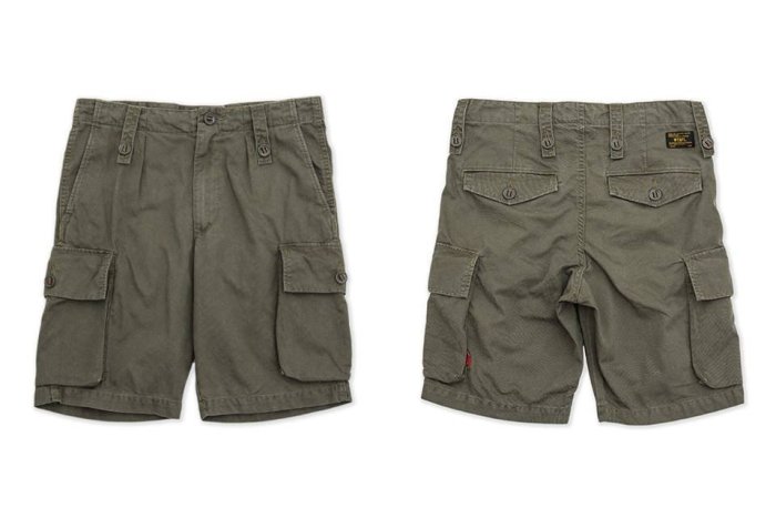 17SS Wtaps Jungle Shorts England Cotton Coad 水洗口袋短褲