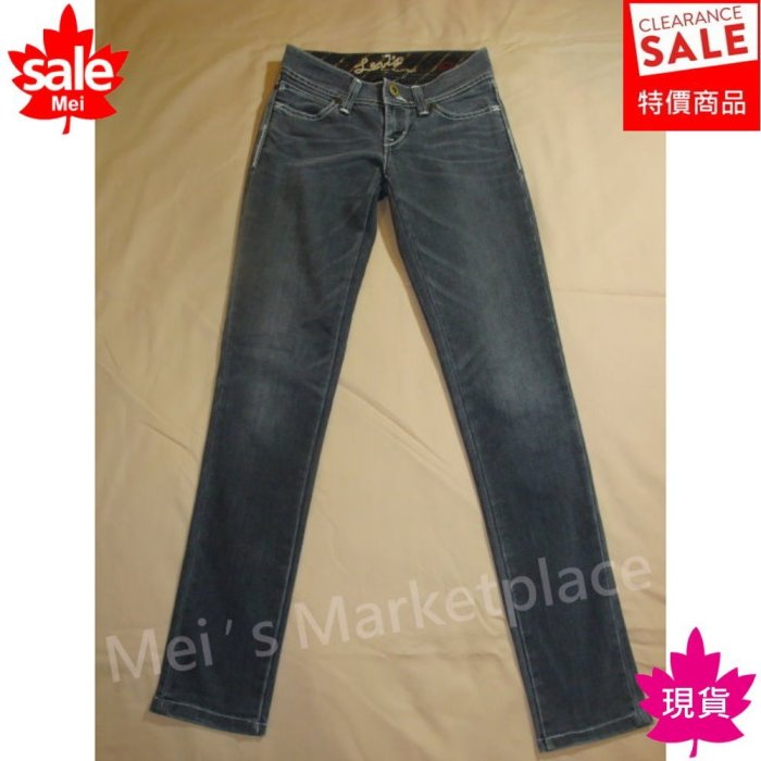 【二手真品】Levis 黑色 刷色 牛仔褲 直筒