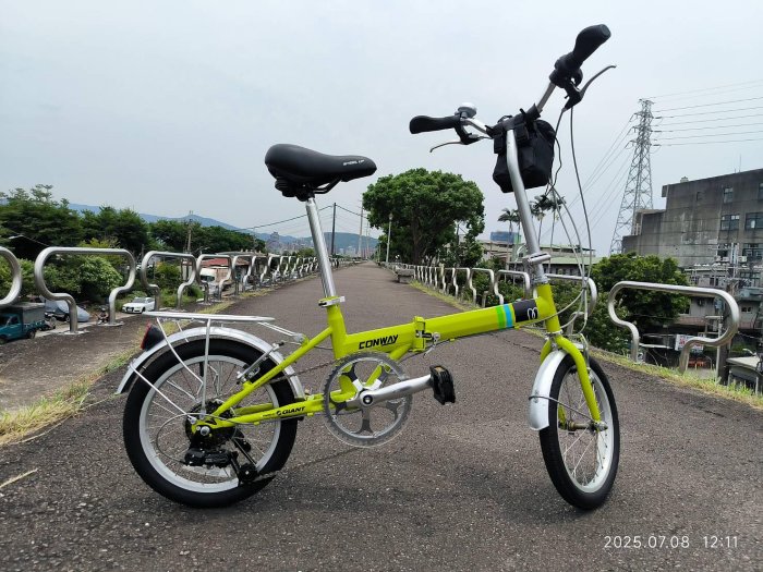 捷安特 giant FD-606 折疊腳踏車 二手 小折 八成新