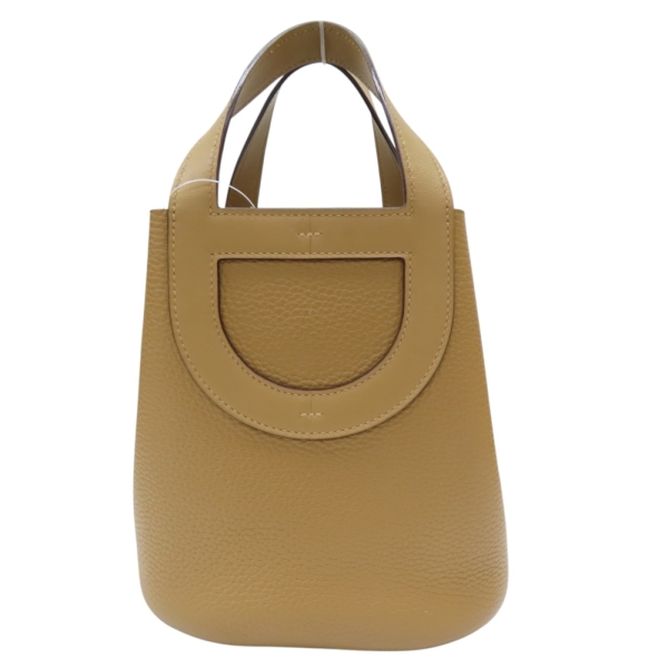 In The Loop 18 Clemence 牛皮 餅乾色 手提包 B刻【HERMES 愛馬仕】 【二手名牌BRAND OFF】