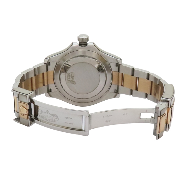 二手名牌BRAND OFF】ROLEX 勞力士金棕色錶盤18K玫瑰金Yacht Master 40