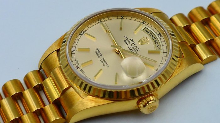 【美好時光】罕見一級美品ROLEX勞力士18238少見銀面盒單全藏品( 18038 118238 128238參考)