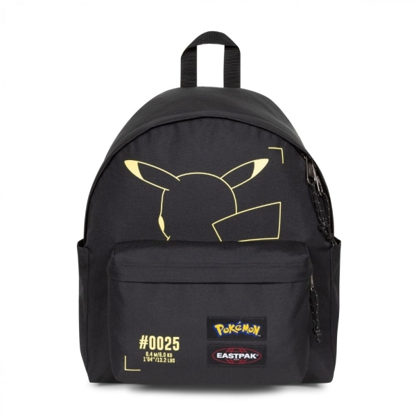 EASTPAK】DAY PAK'R POKEMON X EASTPAK 皮卡丘黑EK0A5BG43T01 後