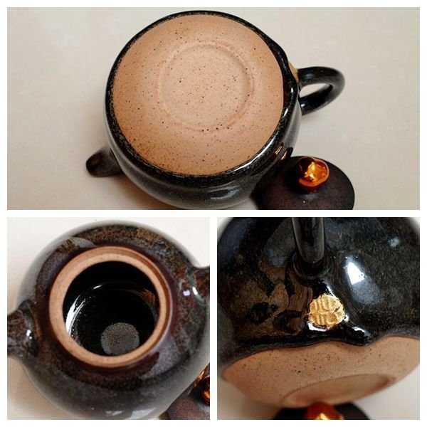 台灣法窯江玗作藏色天目茶壺200 c.c. | Yahoo拍賣