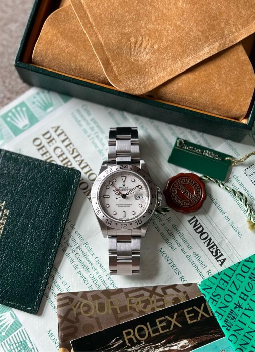 【Tw Watch】勞力士 Rolex Explorer II 16570 探險家 探2 盒單齊 雙吊牌 經典收藏