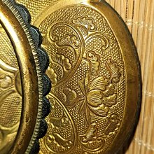 時代金工 古銅鎚出 蓮葉 持手菓子器 F R5996B 時代金工 古銅鎚出 蓮葉