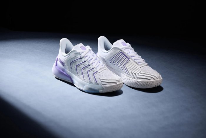 【曼森體育】K-SWISS Ultrashot 4 網球鞋 女鞋 新款 白紫 全場地