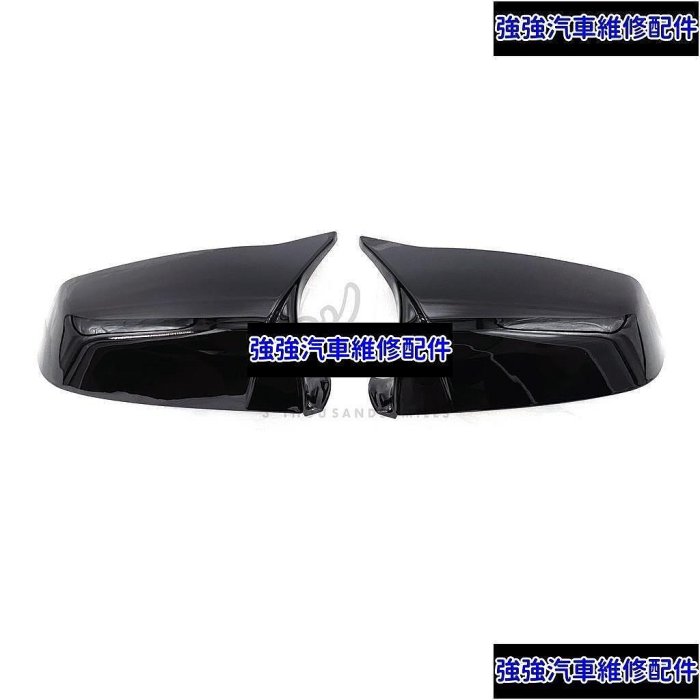 現貨直出熱銷 BMW 寶馬 牛角碳纖維樣式後照鏡蓋 水轉印 亮黑後視鏡蓋 牛角 F01 F07 F10 F12 F13 F18 E60汽車維修 內飾配件