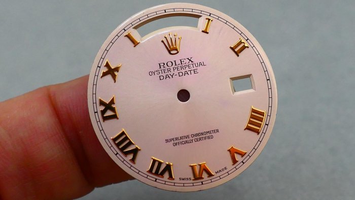 【美好時光】ROLEX勞力士原裝粉紅色面盤Daydate 118235玫瑰金專用 （RSC驗不過全額退款）