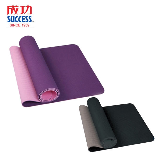 成功 防黴無毒瑜珈墊附背帶(6mm) S4690 檢驗通過