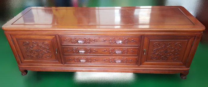 宏品二手家具館~中古家具 家電 R41225*高級花梨木電視櫃 書櫃 實木餐桌椅*  2手家電器 古董 仿古 雕刻 藝品
