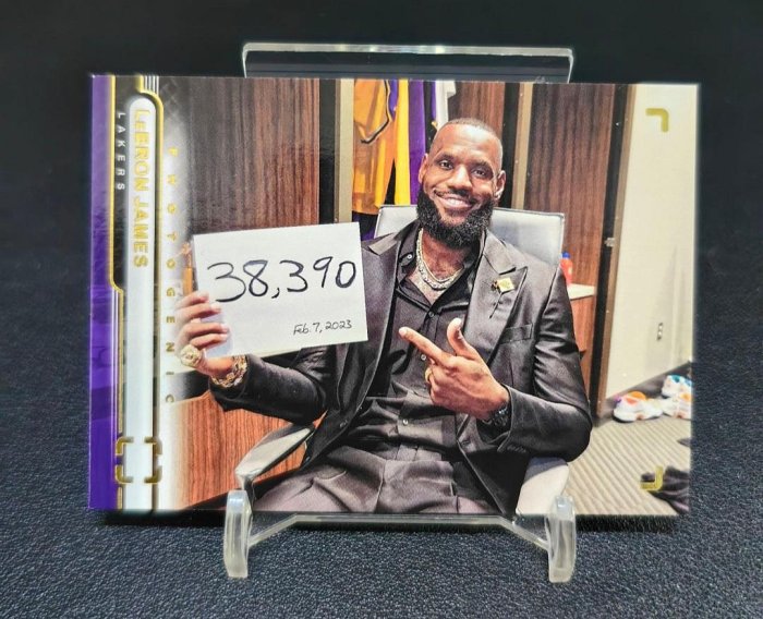 2022-23 panini photogenic 上鏡 湖人 lebron james 老詹 詹皇 歷史得分王