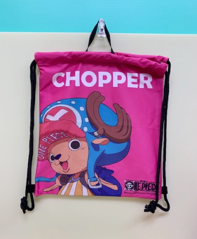 【震撼精品百貨】One Piece 海賊王~縮口後揹包/手提袋-桃#21201