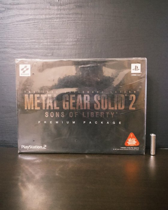 PS2 MGS 潛龍諜影2 自由之子 Metal Gear Solid 日版限定版 未拆 X242