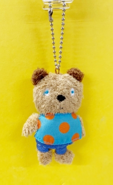 【震撼精品百貨】Gaspard et Lisa 麗莎和卡斯柏~手指絨毛吊飾-熊#14632