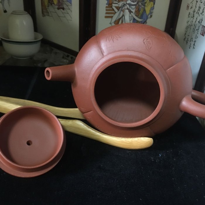 皇室御用精品紫砂館@全手工壺.邵盤珍.八三老人.辛末年.瘦石提字.230cc