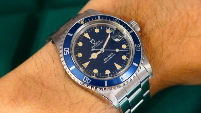 【美好時光】罕見藍色版本膏藥面藍水鬼TUDOR 79090大全配 ROLEX勞力士龍頭底蓋 ( 1680 5513 1665 參考）