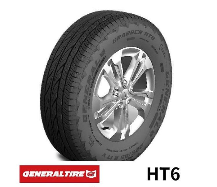 德國馬牌旗下 GENERAL 將軍輪胎 235/50/18 HT6  四輪送3D定位