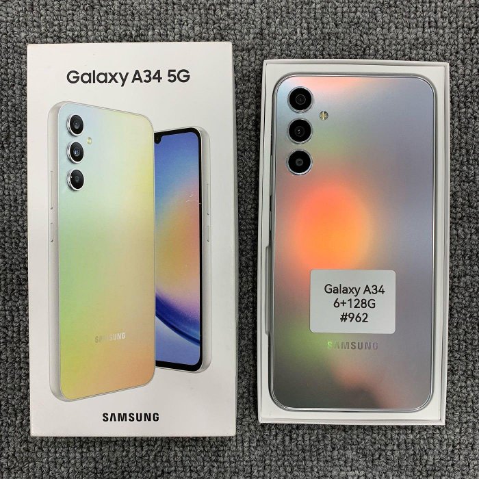 Galaxy A34 銀色 6+128GB 台東 二手手機 安卓手機 Samsung #962