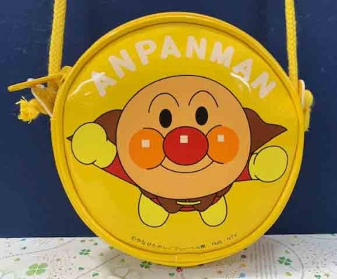 【震撼精品百貨】麵包超人 Anpanman~麵包超人兒童用防水皮質斜背包-黃#01088