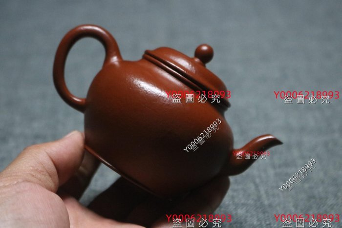 明式小朱泥非池古式90年代宜興紫砂壺臺灣回流朱泥小茶器非池古式早期臺