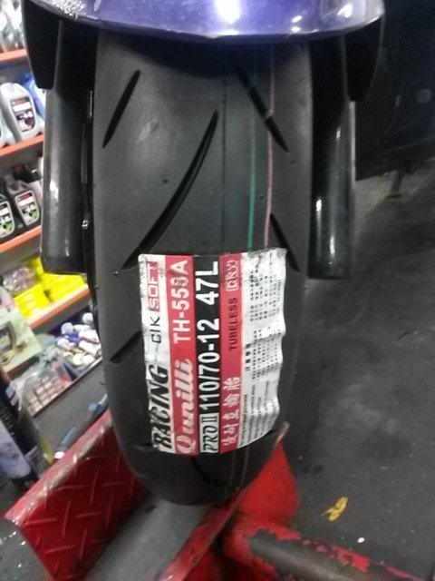 欣輪車業 優耐立 TH558PRO-MAX  RACING 110-70-12 前輪安裝1600元  超人氣首選