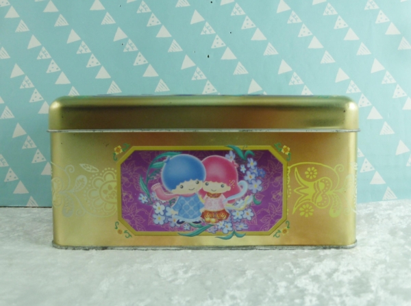 【震撼精品百貨】Little Twin Stars KiKi&LaLa 雙子星小天使~收納盒 鐵製
