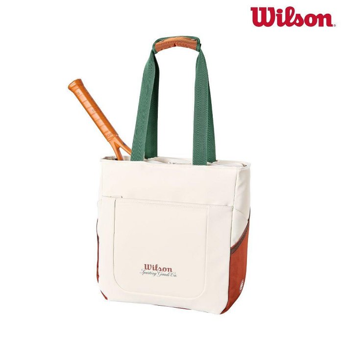 【曼森體育】Wilson ROLAND GARROS 2026 TENNIS TOTE Cream 托特包 米色 法網系列