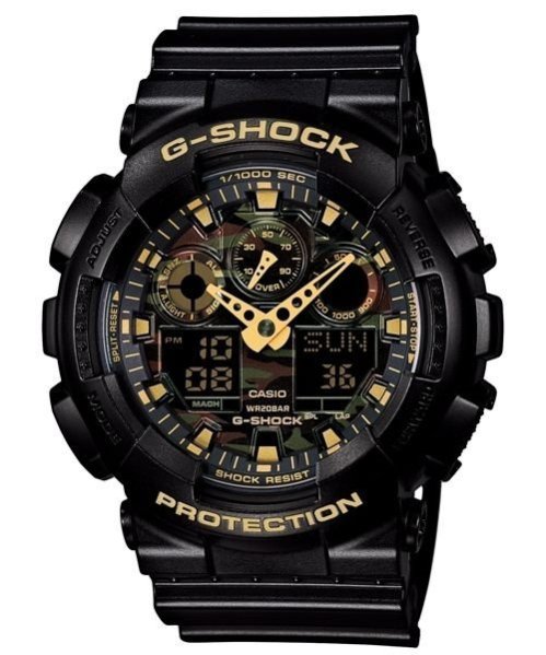 實體店面 CASIO 卡西歐 G-SHOCK 迷彩 GA-100CF-1A9 抗震 附臺灣卡西歐保卡才是公司貨