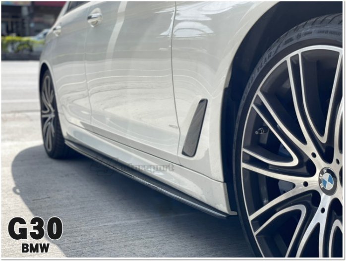 JY MOTOR 車身套件 _ BMW G30 G31 MTECH P款 亮黑 側裙 側群 定風翼